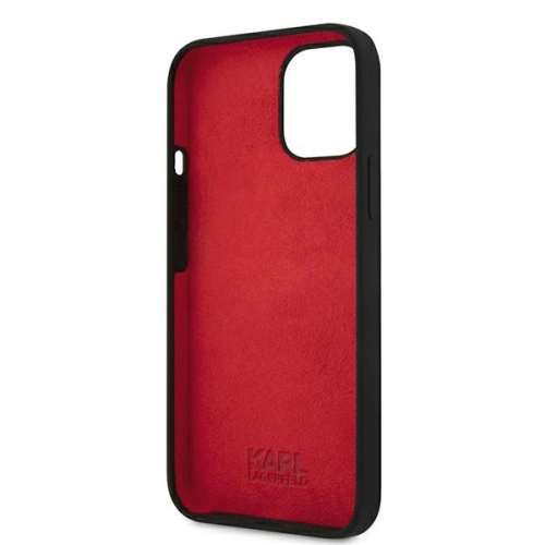 Kup Etui Karl Lagerfeld KLHCP13MSLKLRBK Apple iPhone 13 Silicone Stack Logo negru/black - KLD675BLK - {ean13} - Sklep Home Screen