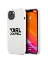 Etui Karl Lagerfeld KLHCP13MSLKLWH Apple iPhone 13 Silicone Stack Logo alb/white