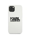 Kup Etui Karl Lagerfeld KLHCP13MSLKLWH Apple iPhone 13 Silicone Stack Logo bílý/white - KLD676WHT - {ean13} - Sklep Home Screen