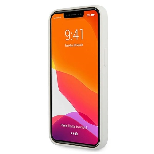 Buy Karl Lagerfeld KLHCP13MSLKLWH Apple iPhone 13 Silicone Stack Logo white - KLD676WHT - {ean13} - Home Screen Store Europe