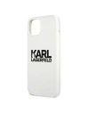 Kup Etui Karl Lagerfeld KLHCP13MSLKLWH Apple iPhone 13 Silicone Stack Logo alb/white - KLD676WHT - {ean13} - Sklep Home Screen