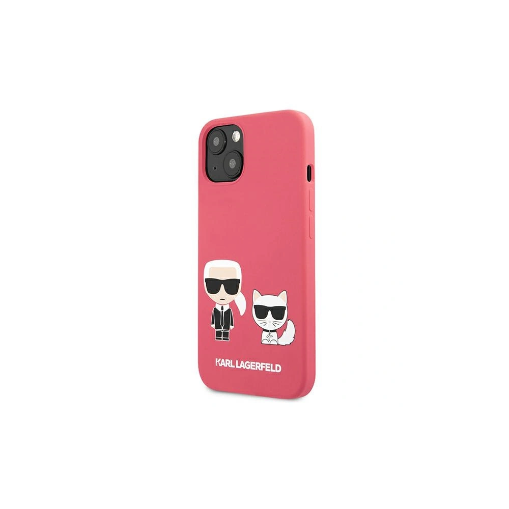 Etui Karl Lagerfeld KLHCP13MSSKCP Apple iPhone 13 hardcase różowy/pink Silicone Karl & Choupette