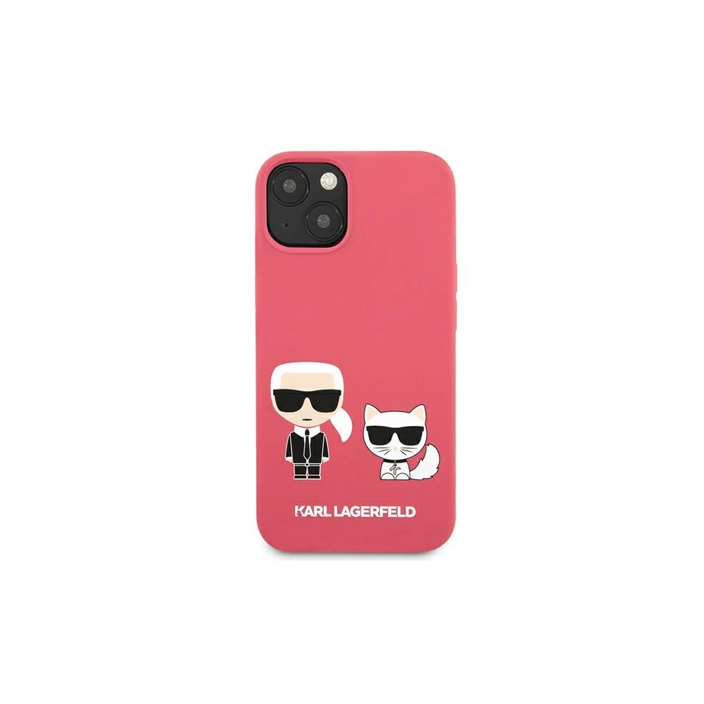Etui Karl Lagerfeld KLHCP13MSSKCP Apple iPhone 13 hardcase różowy/pink Silicone Karl & Choupette