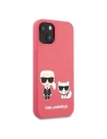 Kup Etui Karl Lagerfeld KLHCP13MSSKCP Apple iPhone 13 kemény tok rózsaszín/pink Szilikon Karl & Choupette - KLD677PNK - {ean13} - Sklep Home Screen
