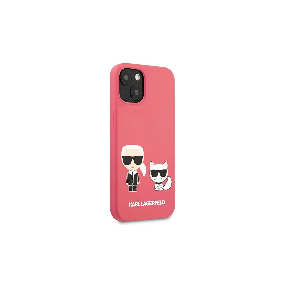 Etui Karl Lagerfeld KLHCP13MSSKCP Apple iPhone 13 hardcase różowy/pink Silicone Karl & Choupette