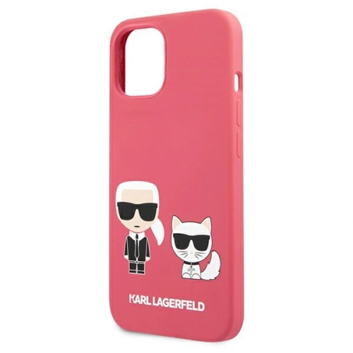 Kup Etui Karl Lagerfeld KLHCP13MSSKCP Apple iPhone 13 kemény tok rózsaszín/pink Szilikon Karl & Choupette - KLD677PNK - {ean13} - Sklep Home Screen