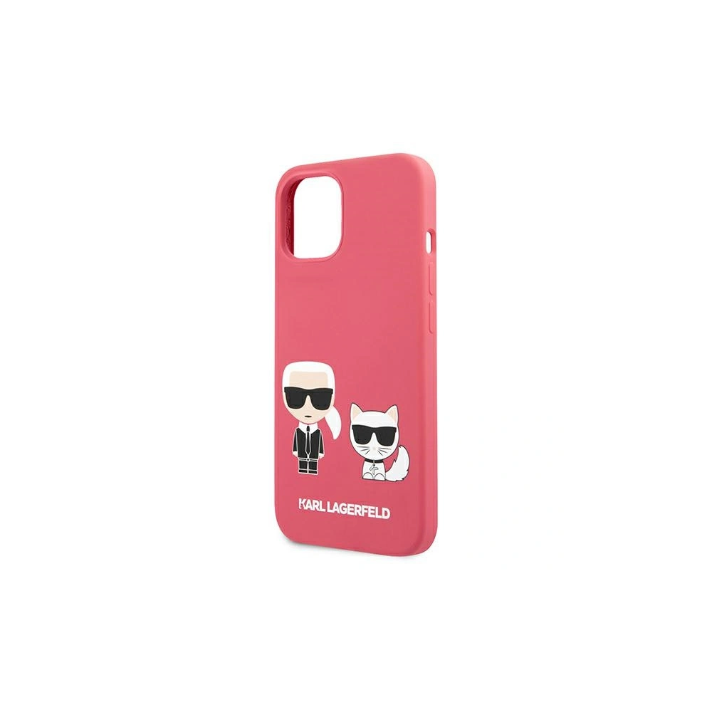 Etui Karl Lagerfeld KLHCP13MSSKCP Apple iPhone 13 hardcase różowy/pink Silicone Karl & Choupette