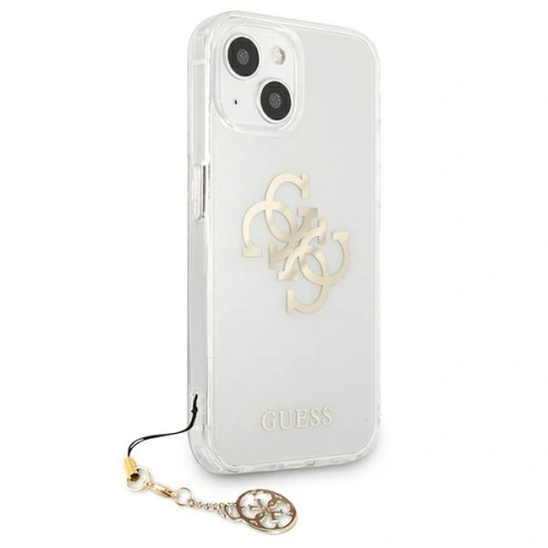 Kup Etui Guess GUHCP13MKS4GGO Apple iPhone 13 Transparentní tvrdý obal 4G Gold Charms Collection - GUE1316CL - {ean13} - Sklep Home Screen