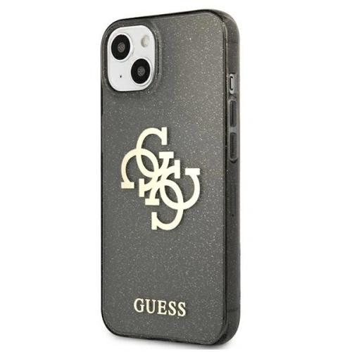 Kup Etui Guess GUHCP13MPCUGL4GBK Apple iPhone 13 czarny/black hard case Glitter 4G Big Logo - GUE1317BLK - {ean13} - Sklep Home Screen