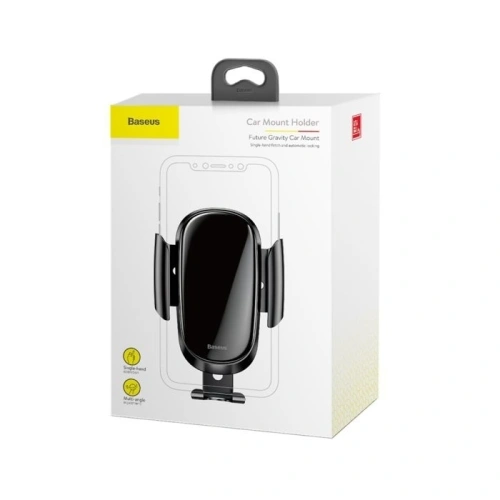 Kup Uchwyt auto Baseus Future Gravity Black - BSU054BLK - {ean13} - Sklep Home Screen