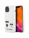 Etui Karl Lagerfeld KLHCP13MSSKCW Apple iPhone 13 hardcase alb/white Silicon Karl & Choupette