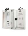 Kup Case Karl Lagerfeld KLHCP13MSSKCW Apple iPhone 13 Hardcase weiß/white Silikon Karl & Choupette - KLD678WHT - {ean13} - Sklep Home Screen