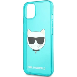 Kup Case Karl Lagerfeld KLHCP13SCHTRB Apple iPhone 13 mini blau/hardcase Glitter Choupette Fluo - KLD679BLU - {ean13} - Sklep Home Screen