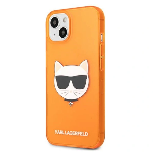 Buy Karl Lagerfeld KLHCP13SCHTRO Apple iPhone 13 mini orange hardcase Glitter Choupette Fluo - KLD680PNK - {ean13} - Home Screen Store Europe