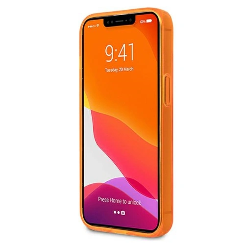Buy Karl Lagerfeld KLHCP13SCHTRO Apple iPhone 13 mini orange hardcase Glitter Choupette Fluo - KLD680PNK - {ean13} - Home Screen Store Europe