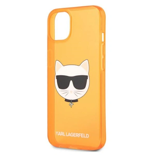 Buy Karl Lagerfeld KLHCP13SCHTRO Apple iPhone 13 mini orange hardcase Glitter Choupette Fluo - KLD680PNK - {ean13} - Home Screen Store Europe