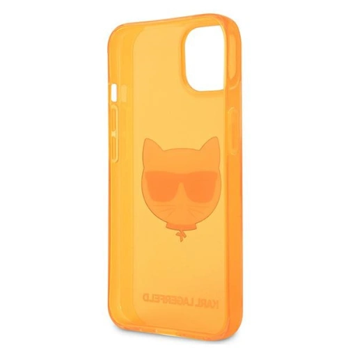 Buy Karl Lagerfeld KLHCP13SCHTRO Apple iPhone 13 mini orange hardcase Glitter Choupette Fluo - KLD680PNK - {ean13} - Home Screen Store Europe