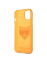 Buy Karl Lagerfeld KLHCP13SCHTRO Apple iPhone 13 mini orange hardcase Glitter Choupette Fluo - KLD680PNK - {ean13} - Home Screen Store Europe