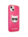 Kup Etui Karl Lagerfeld KLHCP13SCHTRP Apple iPhone 13 mini różowy/pink hardcase Glitter Choupette Fluo - KLD681PNK - {ean13} - Sklep Home Screen