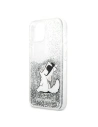 Kup Case Karl Lagerfeld KLHCP13SGCFS Apple iPhone 13 mini silber/silver hardcase Liquid Glitter Choupette Fun - KLD682SLV - {ean13} - Sklep Home Screen