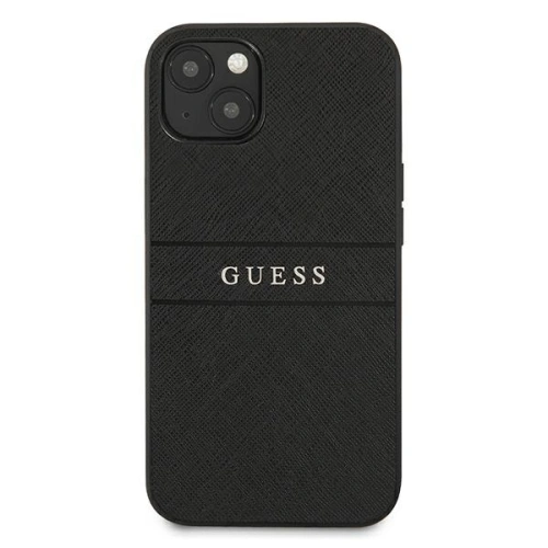 Kup Etui Guess GUHCP13MPSASBBK Apple iPhone 13 negru/black Saffiano Strap - GUE1321BLK - {ean13} - Sklep Home Screen