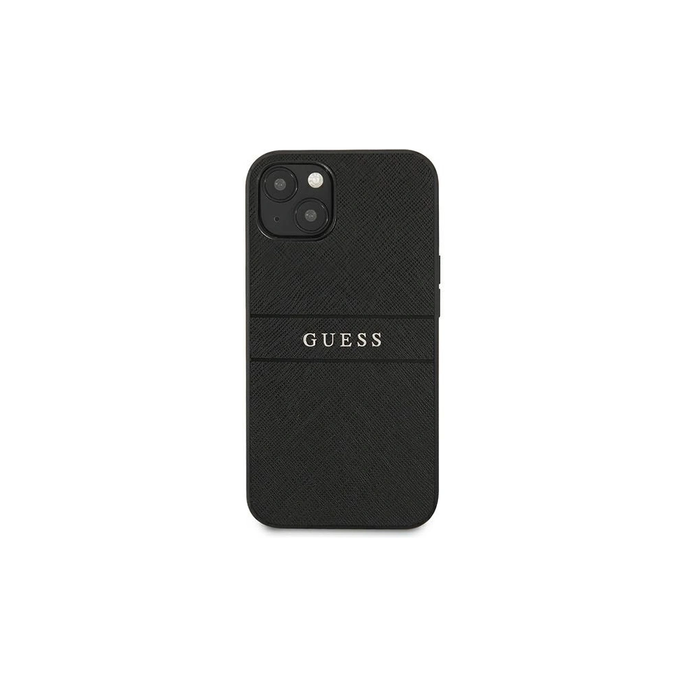 Etui Guess GUHCP13MPSASBBK Apple iPhone 13 czarny/black Saffiano Strap