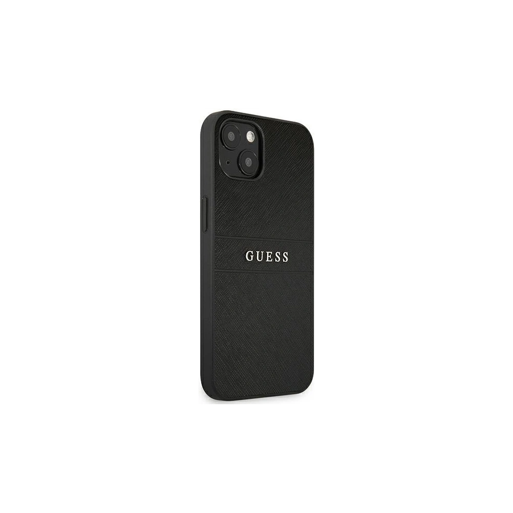 Etui Guess GUHCP13MPSASBBK Apple iPhone 13 czarny/black Saffiano Strap