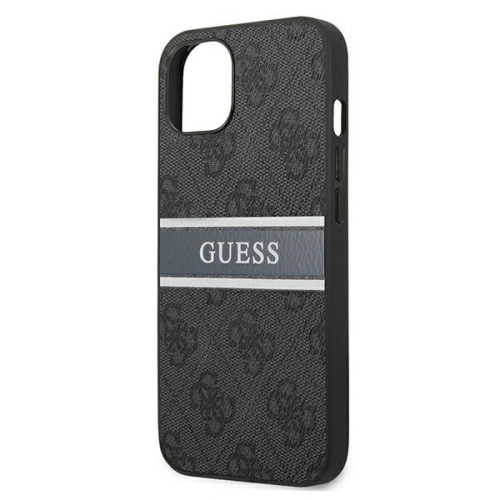 Kup Case Guess GUHCP13S4GDGR Apple iPhone 13 mini grau/grey Hardcase 4G Stripe - GUE1323GRY - {ean13} - Sklep Home Screen