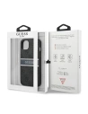 Kup Case Guess GUHCP13S4GDGR Apple iPhone 13 mini grau/grey Hardcase 4G Stripe - GUE1323GRY - {ean13} - Sklep Home Screen