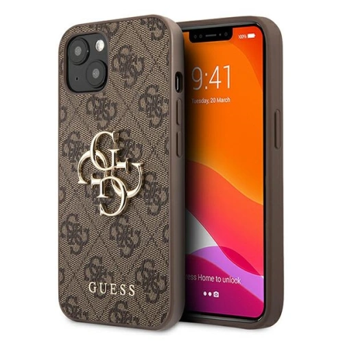 Kup Etui Guess GUHCP13S4GMGBR Apple iPhone 13 mini barna/brown hardcase 4G Big Metal Logo - GUE1324BR - {ean13} - Sklep Home Screen