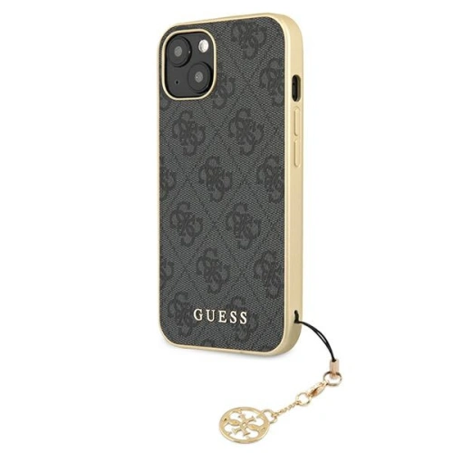 Kup Case Guess GUHCP13SGF4GGR Apple iPhone 13 mini grau/grey Hardcase 4G Charms Collection - GUE1325GRY - {ean13} - Sklep Home Screen