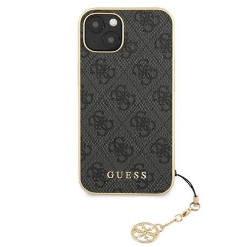 Kup Case Guess GUHCP13SGF4GGR Apple iPhone 13 mini grau/grey Hardcase 4G Charms Collection - GUE1325GRY - {ean13} - Sklep Home Screen