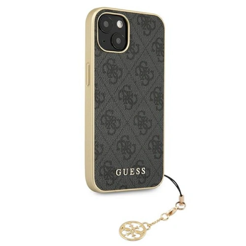 Kup Case Guess GUHCP13SGF4GGR Apple iPhone 13 mini grau/grey Hardcase 4G Charms Collection - GUE1325GRY - {ean13} - Sklep Home Screen