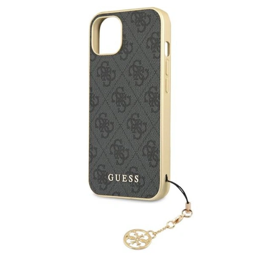Kup Case Guess GUHCP13SGF4GGR Apple iPhone 13 mini grau/grey Hardcase 4G Charms Collection - GUE1325GRY - {ean13} - Sklep Home Screen