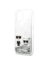 Kup Etui Karl Lagerfeld KLHCP13SGKCS Apple iPhone 13 mini argintiu/silver hardcase Liquid Glitter Karl&Choupette - KLD683SLV - {ean13} - Sklep Home Screen