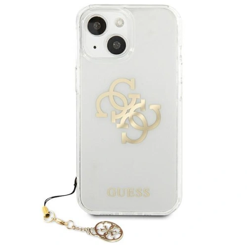 Kup Case Guess GUHCP13SKS4GGO Apple iPhone 13 mini Transparentes Hardcase 4G Gold Charms Collection - GUE1330CL - {ean13} - Sklep Home Screen