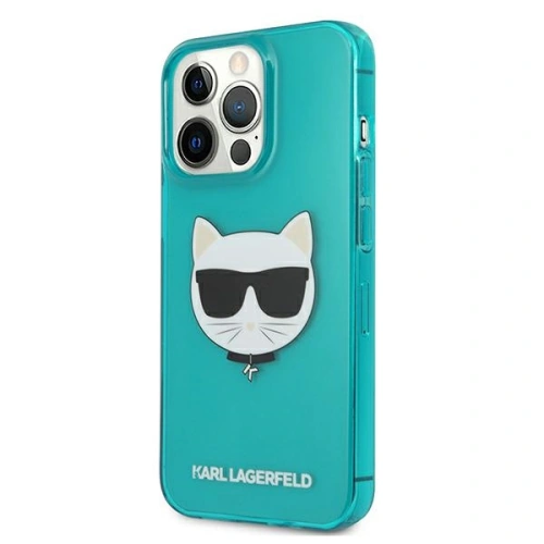 Kup Etui Karl Lagerfeld KLHCP13XCHTRB Apple iPhone 13 Pro Max kék/blue hardcase Glitter Choupette Fluo - KLD690BLU - {ean13} - Sklep Home Screen