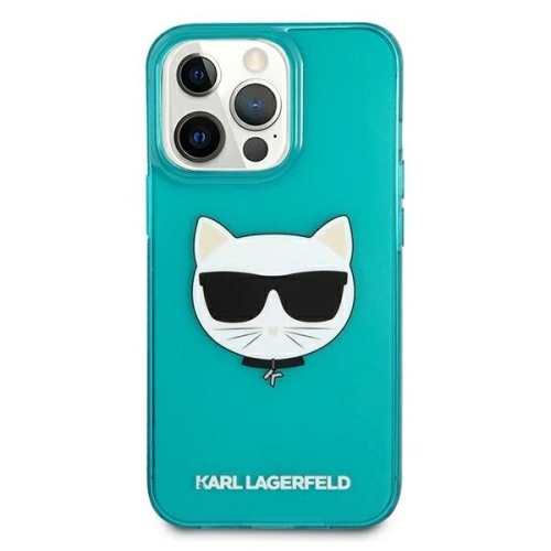 Kup Etui Karl Lagerfeld KLHCP13XCHTRB Apple iPhone 13 Pro Max kék/blue hardcase Glitter Choupette Fluo - KLD690BLU - {ean13} - Sklep Home Screen