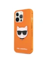 Kup Etui Karl Lagerfeld KLHCP13XCHTRO Apple iPhone 13 Pro Max pomarańczowy/orange hardcase Glitter Choupette Fluo - KLD691ORG - {ean13} - Sklep Home Screen