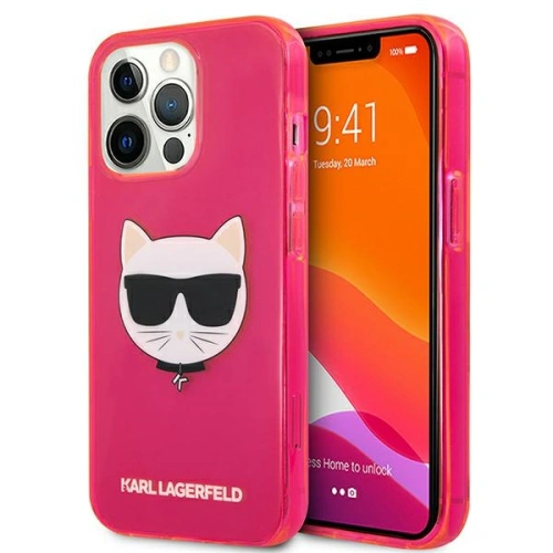 Kup Etui Karl Lagerfeld KLHCP13XCHTRP Apple iPhone 13 Pro Max rózsaszín/pink hardcase Glitter Choupette Fluo - KLD692PNK - {ean13} - Sklep Home Screen