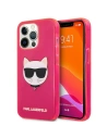 Etui Karl Lagerfeld KLHCP13XCHTRP Apple iPhone 13 Pro Max růžový/pink hardcase Glitter Choupette Fluo