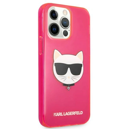 Kup Etui Karl Lagerfeld KLHCP13XCHTRP Apple iPhone 13 Pro Max różowy/pink hardcase Glitter Choupette Fluo - KLD692PNK - {ean13} - Sklep Home Screen