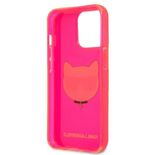 Kup Etui Karl Lagerfeld KLHCP13XCHTRP Apple iPhone 13 Pro Max różowy/pink hardcase Glitter Choupette Fluo - KLD692PNK - {ean13} - Sklep Home Screen