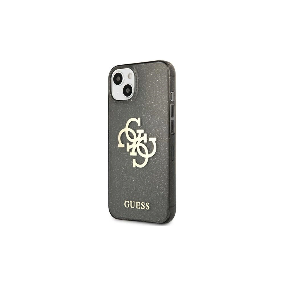 Etui Guess GUHCP13SPCUGL4GBK Apple iPhone 13 mini czarny/black hard case Glitter 4G Big Logo