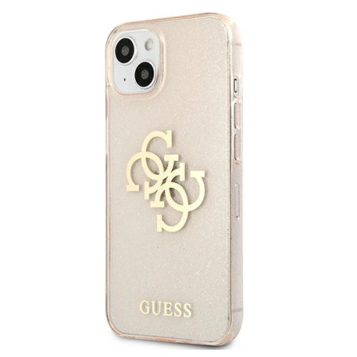 Kup Etui Guess GUHCP13SPCUGL4GGO Apple iPhone 13 mini złoty/gold hard case Glitter 4G Big Logo - GUE1332GLD - {ean13} - Sklep Home Screen