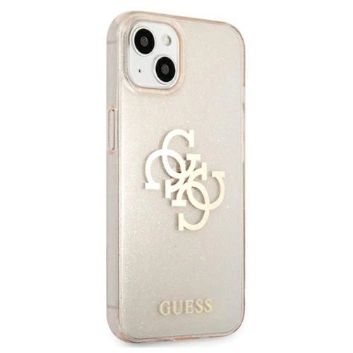 Kup Etui Guess GUHCP13SPCUGL4GGO Apple iPhone 13 mini złoty/gold hard case Glitter 4G Big Logo - GUE1332GLD - {ean13} - Sklep Home Screen