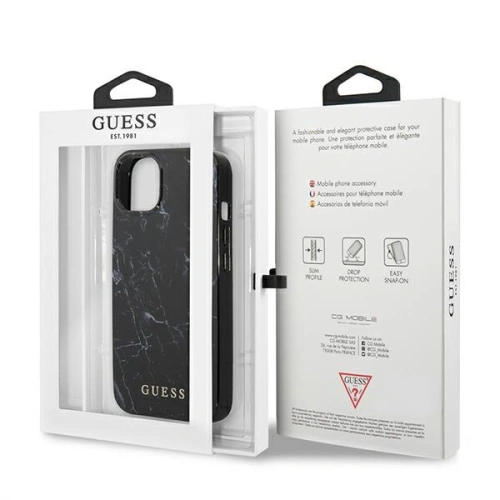 Kup Etui Guess GUHCP13SPCUMABK Apple iPhone 13 mini černý/black hardcase Marble - GUE1333BLK - {ean13} - Sklep Home Screen