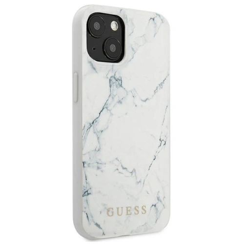 Kup Etui Guess GUHCP13SPCUMAWH Apple iPhone 13 mini alb/white hardcase Marble - GUE1334WHT - {ean13} - Sklep Home Screen