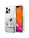 Buy Karl Lagerfeld KLHCP13XGCFS Apple iPhone 13 Pro Max silver hardcase Liquid Glitter Choupette Fun - KLD693SLV - {ean13} - Home Screen Store Europe