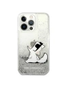 Buy Karl Lagerfeld KLHCP13XGCFS Apple iPhone 13 Pro Max silver hardcase Liquid Glitter Choupette Fun - KLD693SLV - {ean13} - Home Screen Store Europe